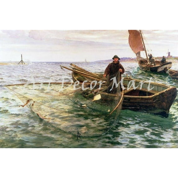 The Fisherman - CANVAS OR FINE PRINT WALL ART