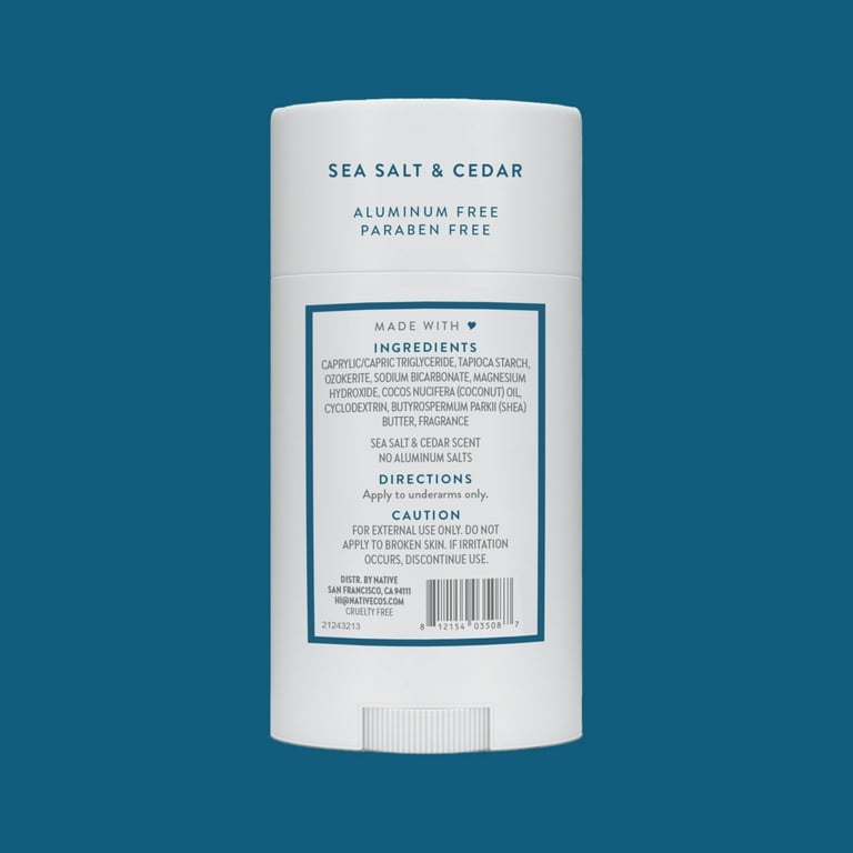 Native Sea Salt & Cedar デオドラント75g×2個 Native Deodorant | Sea Salt & Cedar | Vegan & Cruelty Free