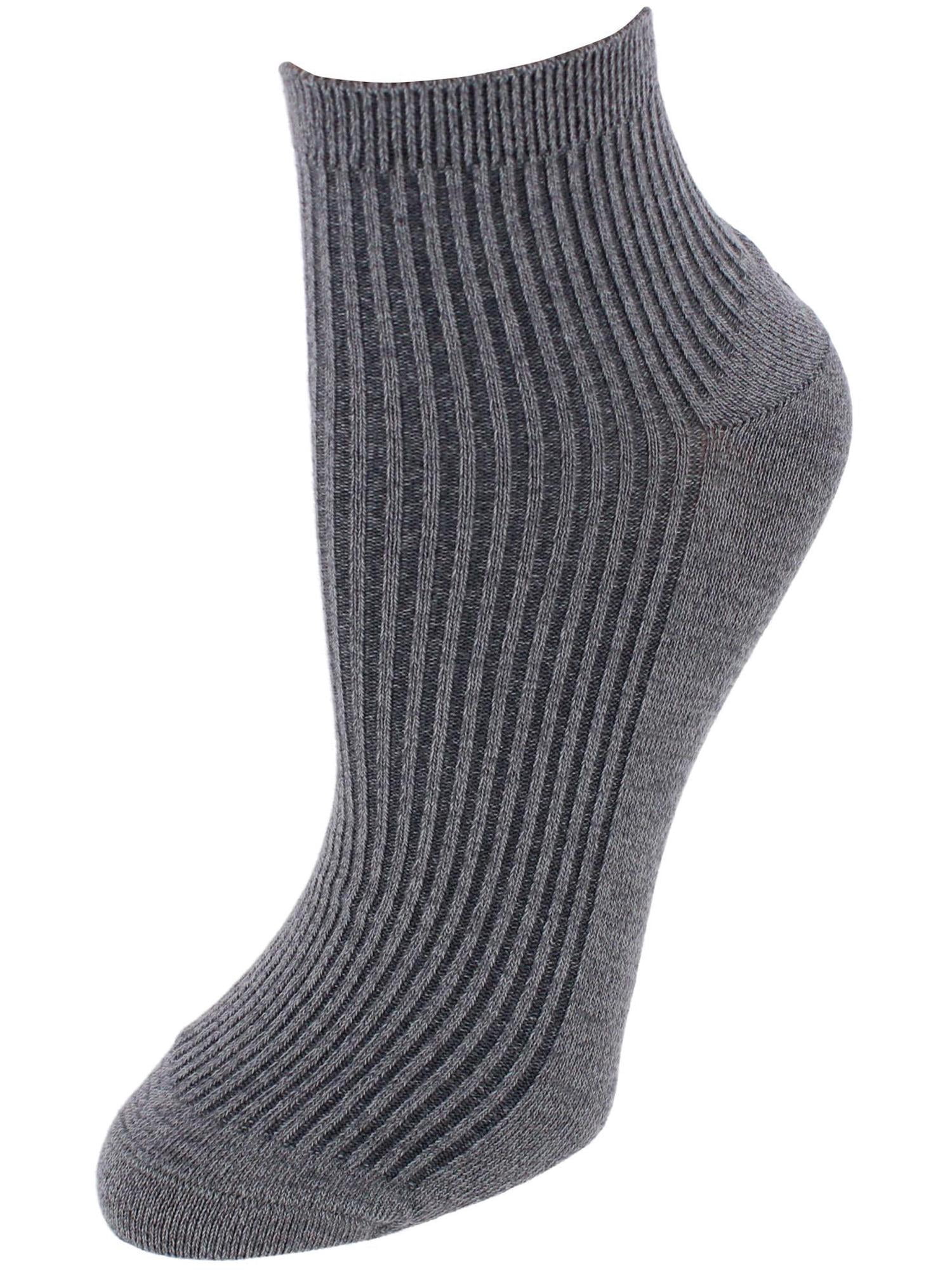 Gold Toe  Quarter Lenght Ribbed Comfort Seams Socks (6 Pairs) (Women)