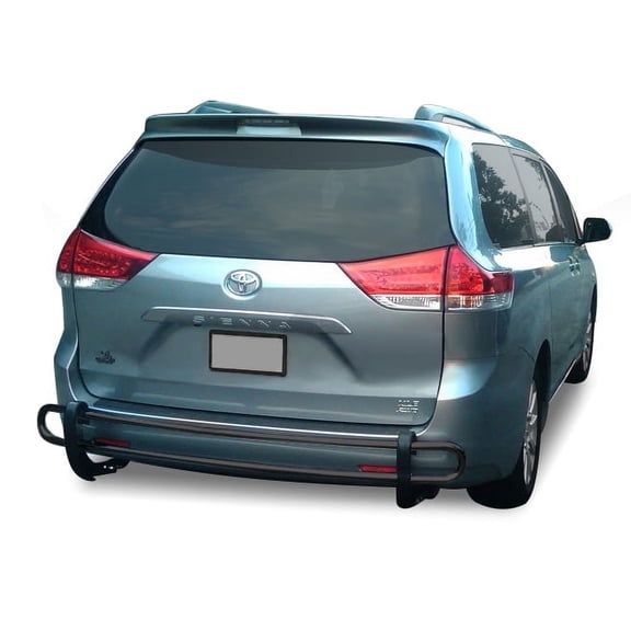 Black Horse Rear Bumper Guard 8TY918A For 05-16 Toyota Sienna MIMI VAN Black Rear Bumper Guard (Double Tube)