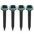 thumbnail image 4 of G·PEH Mole Repellent,4 Pack Solar Powered Outdoor,Gopher Repellent Ultrasonic Mole Repellent Stakes Waterproof Sonic Mole Spikes for Garden Yard Home Use,Get Rid of Moles Groundhog Snake Repellent, 4 of 8