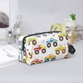 thumbnail image 6 of Uemuo Cartoon Monster Trucks Pattern Portable Toiletry Bags with Handle, Waterproof travel Make up Bags for Women, Large Capacity Travel Cosmetic Bags, 6 of 9
