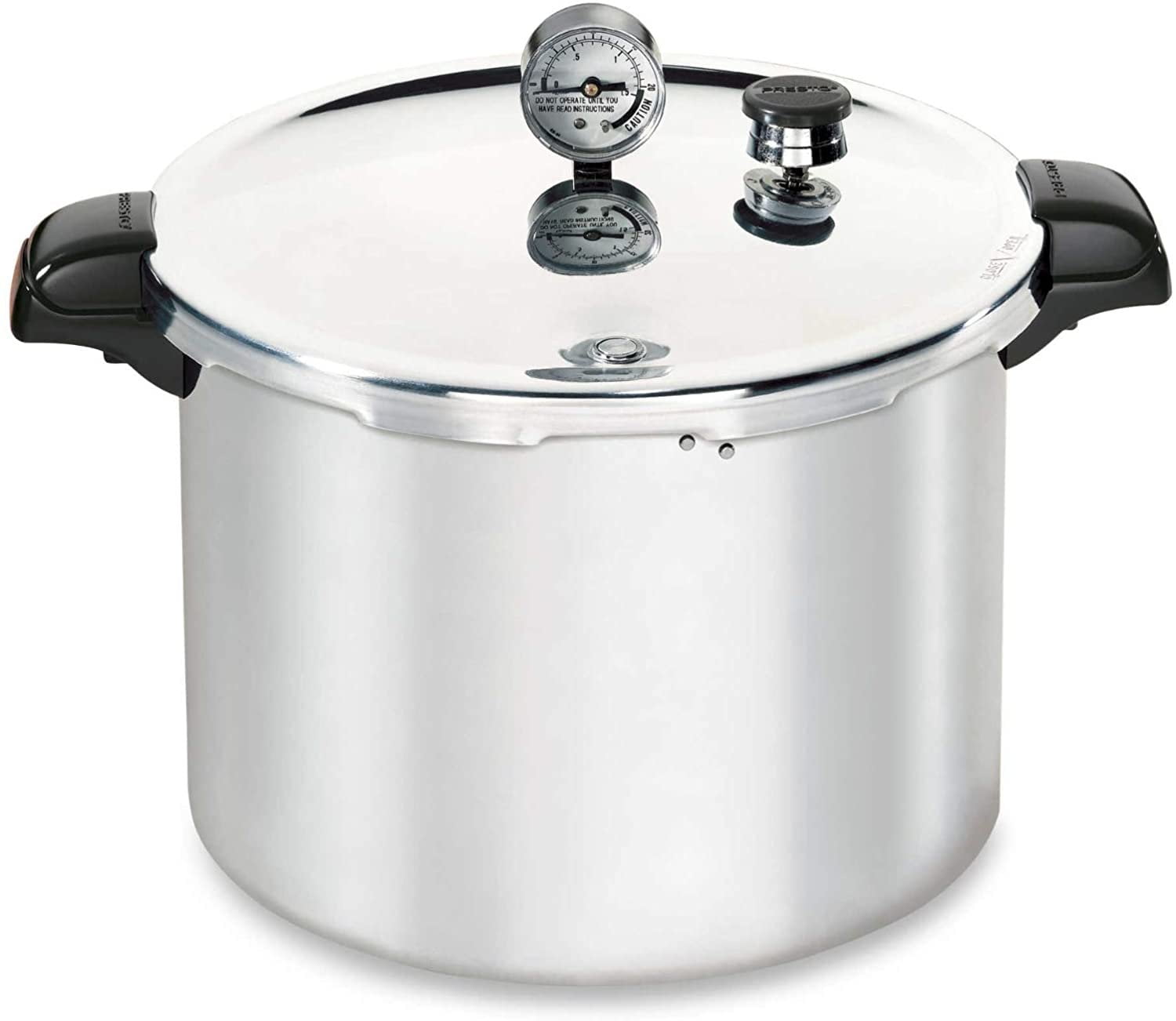 Presto 23-Qt Induction Compatible Pressure Canner with Stainless Steel-Clad Base 
