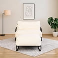 thumbnail image 3 of Outdoor Cloud Sofa – Metal Frame Patio Set with Ottoman – All-Weather Cushioned Lounge Chair – Garden, Balcony & Backyard, 3 of 3
