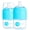 Blue, variant on PopYum 5 oz Anti-Colic Formula Making Baby Bottle 3-Pack - Pink