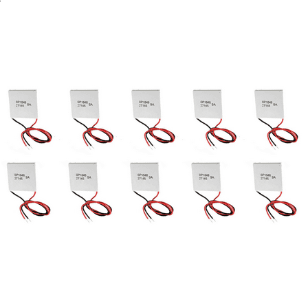 10Pcs 40X40mm Thermoelectric Power Generator SP1848-27145 Peltier TEG Module