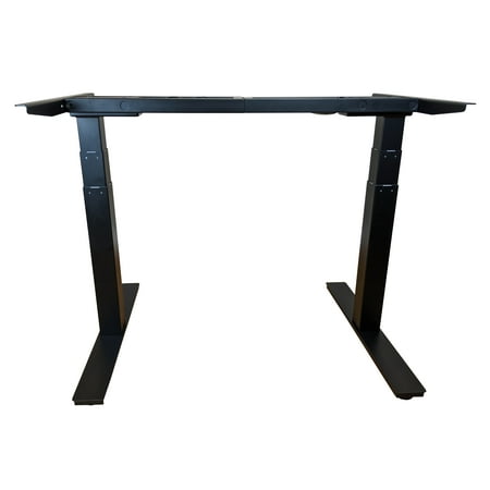 UPC: 0712038309818 | Rise Up Standing Desk Legs – Dual Motor Standing Desk Frame with Memory Electric Standing Desk Frame Height Adjustable Table Legs for Sit Stand Desk Base Electronic Rising Desk