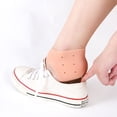 thumbnail image 4 of Protectores de talón de silicona (2 pares) - Protector de gel para mujeres y hombres Alivio hidratante de ampollas, pies agrietados y fascitis plantar, 4 of 5