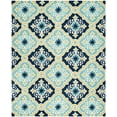 thumbnail image 2 of SAFAVIEH Four Seasons Cuthbert Geometric Area Rug, Navy/Light Blue, 8' x 10', 2 of 6