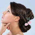 thumbnail image 5 of Cherry Hair Clip Alloy Claw Clip for Women Pink Durable Hair Accessories, 5 of 5