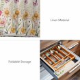 thumbnail image 6 of Placemats Set of 8, Wildflowers Woven Placemat, Linen Place Mats for Kitchen/Dining Tables, Spring Vintage Tulip Butterfly Floral Leaf Washable Table Mats for Party, 6 of 8