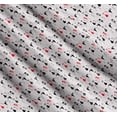 thumbnail image 3 of Soimoi Cotton Cambric Fabric Cat Animal Printed Fabric 1 Yard 42 Inch Wide, 3 of 7