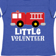 thumbnail image 4 of Inktastic Firefighter Childs Little Volunteer Boys or Girls Toddler T-Shirt, 4 of 5