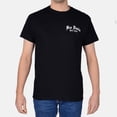thumbnail image 2 of Ben Davis Men's T-Shirt Short Sleeve Crew Neck Paisley Graphic Logo Shirt, Black, S, 2 of 2