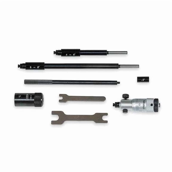 Mitutoyo Inside Micrometer,2 to 8" 141-208