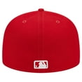 thumbnail image 4 of Men's New Era Red Houston Astros Logo 59FIFTY Fitted Hat, 4 of 6