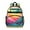 Colorful Tie Dye, variant on Rainbow Tie Dye Ink Pattern Backpack for School,Cute School Bag,Schoolbag with Adjustable Shoulder Straps & Padded Back,15.25"x11.5"x5.25"