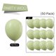 thumbnail image 5 of Globos de látex PartyWoo, color verde salvia, 12 pulgadas, 50 unidades, para decoración, 5 of 6