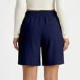 thumbnail image 5 of SBYOJLPB Summer Shorts for Women Running Shorts High Waisted Fitness Shorts with Pockets, 5 of 6