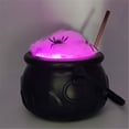 thumbnail image 5 of SUSHANG DIY Bubbling Witch Cauldron Kit with LED Lights & Spider Decor - 3.54 x 5.51 Inch Halloween Decor for Indoor Tabletop Displays, Smoking Fog Effect Party Centerpiece Prop, 5 of 8