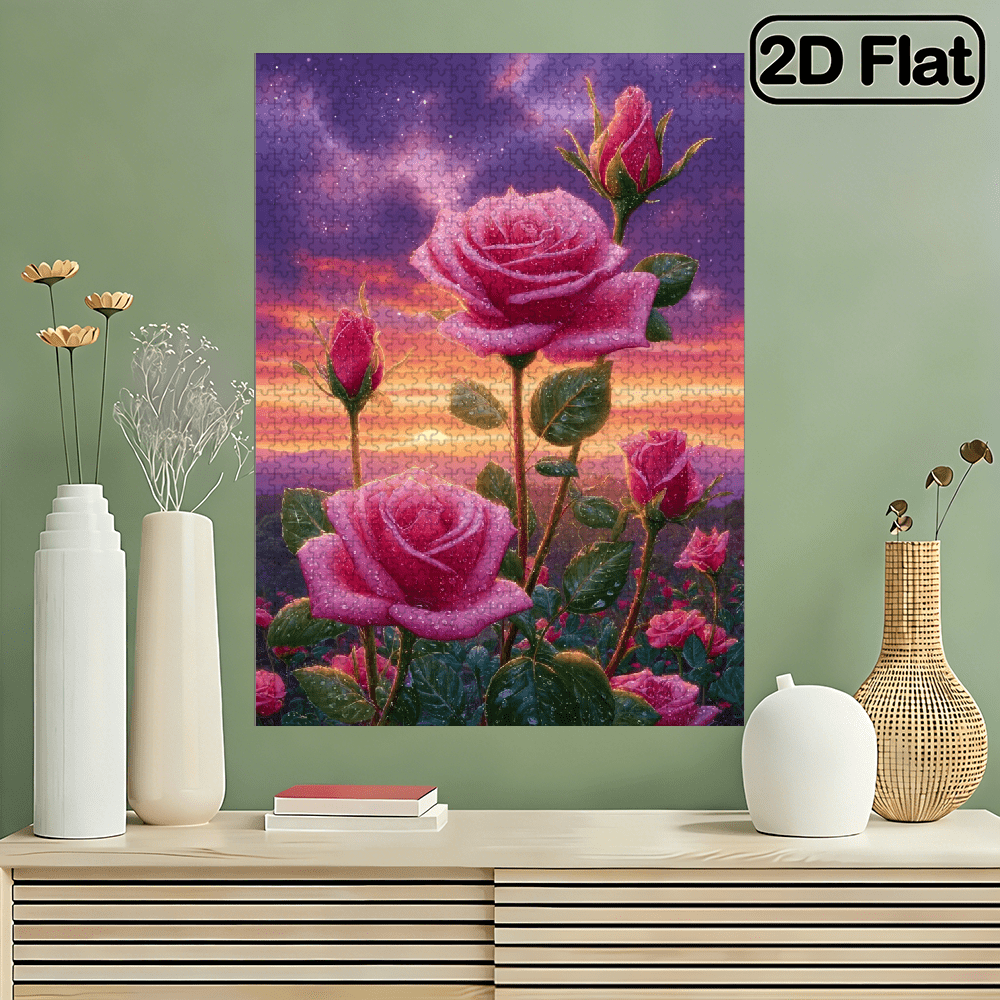 A Box of (1000pcs) Adult Puzzles, Character Landscape Theme, High Difficulty, Suitable for Adults, Family Entertainmen.29.4*19.6 in