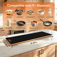 thumbnail image 3 of PLUMEBAY Electric Warming Tray 40''×14'', Adjustable Temp 100°F-260°F, Full Surface Heating, Extra Large Hot Plate, Food Warmer for Buffets, Parties, Restaurant, Home Events, 3 of 7