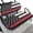 Thin Red Line American Flag Print, variant on HUIACONG Thin Red Line American Flag Pattern Universal Fit Golf Cart Seat Covers 2 Pack for Club Car Precedent EZGO TXT/RXV, Breathable Easy to Clean Golf Cart Seat Cover