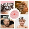 thumbnail image 6 of Unique Bargains 1 Pc Round Hair Shampoo Brush with Lid for Head Massage 2.76"x3.15" Pink, 6 of 6