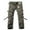 Army Green, variant on LADIGASU Men's Solid Multi-Pocket Washed Overalls Outdoor Casual Pants Trousers