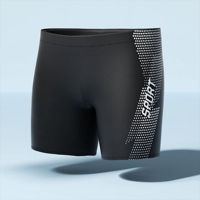Bañador tipo bóxer para adultos, bañador extragrande para hombre, bañador para hombre con cintura alta, bañador conservador