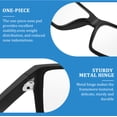 thumbnail image 3 of KANASTAL Blue Light Glasses Women Blue Light Blocking Glasses Men Bluelight Anti Glare Filter Gaming Computer Screen TV UV400 - Black Frame Clear Lens, 3 of 7