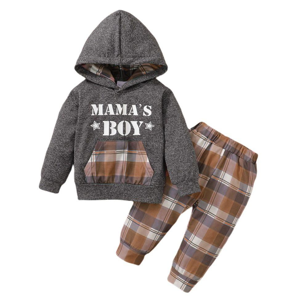 Tracksuit Sweatsuit for Baby Boys Girls Plaids Hoodie Sweatshirts Jogger Pants Tracksuit Sweatsuit for Baby Boys Girls Plaids Hoodie Sweatshirts Jogger Pants