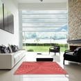thumbnail image 6 of Ahgly Company Indoor Rectangle Patterned Ferrari Red Area Rugs, 5' x 7', 6 of 6