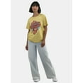 thumbnail image 2 of Time and Tru Women's Rolling Stones Logo Graphic Band Tee with Short Sleeves, Sizes XS-XXXL, 2 of 4