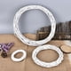thumbnail image 5 of Billuyoard Guirnalda navideña de mimbre para puerta de Hotel y oficina en casa, guirnalda de trenzada para puerta, adorno colgante de Año Nuevo Kits de decoración para fiestas blanco 30 centimetros Billuyoard HA002321-03, 5 of 6
