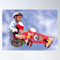 Tony Hawk Poster Wall Art, Modern Wall Decor For Living Room Bedroom, 12x18 UNFRAMED