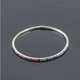 thumbnail image 5 of Brazalete pulsera Salvador Nupcial Imitación Cristal 2 Filas Tono Plateado Multicolor, 5 of 6