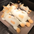 thumbnail image 4 of 1 unidad de 90cm/110cm, juguete de peluche de vaca lechera, almohada para dormir encantadora para bebés, regalos de cumpleaños para niñas, 4 of 5