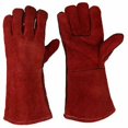 thumbnail image 3 of Gants de Soudage en Cuir Forgé Résistants au Feu (Rouge), 3 of 5