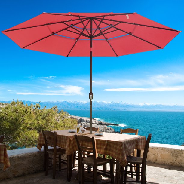 coolaroo 12 ft round cantilever patio umbrella Coolaroo 10' Cantilever Umbrella & Reviews