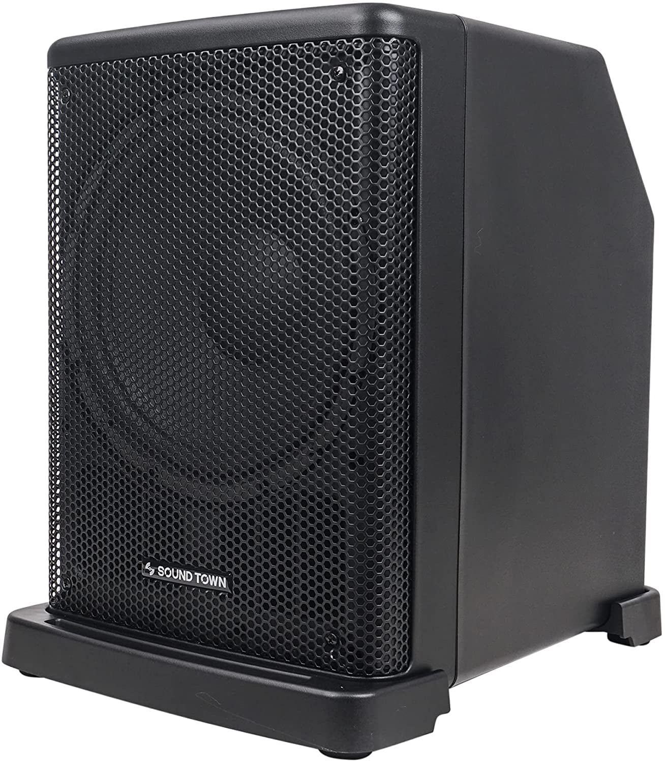 Sound Town Portable Line Array Column PA/DJ System with 12" Powered Subwoofer, TWS Bluetooth, DSP, Carry Bag (CARPO-L2)