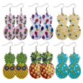 thumbnail image 4 of Boucles d'Oreilles pour Femmes Créatives en Forme d'Ananas Mode Boucles d'Oreilles Pendantes, 4 of 10
