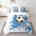thumbnail image 2 of Homewish Sport Soccer 7-Piece Twin Bedding Sets For Children Teens Adults,Graffiti Splash Bedding Comforter Set,Gamer Football Breathable Sheet Sets,Ultra Soft Home Decor,Reversible, 2 of 8