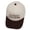 Coffee, variant on Unisex Embroidered Trucker Hat Structured Two Tone Hard Cap with Slogan for Casual Daily Wear Khaki
