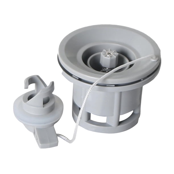 Tapa de válvula para bote inflable, 8 orificios, repuesto ligero, alto rendimiento, fácil de usar. Gris