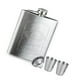 thumbnail image 3 of Petaca portátil a prueba de fugas de acero inoxidable para whisky con embudo para senderismo, escalada, pesca, camping, 7 oz, 3 of 8