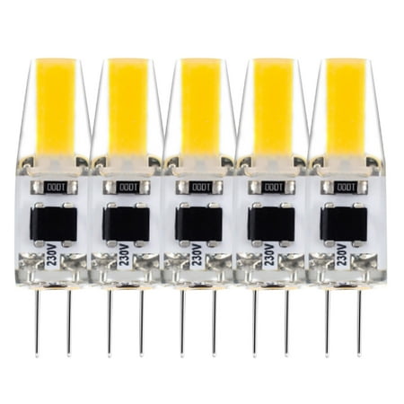 

Umitay G4 LED 220V G4 2W LED Bulb Equivalent To 20W Warm White Halogen Lamp 3000K 200Lumen Pack Of 5