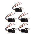 thumbnail image 2 of Relé automotriz de 5 uds., 12V, 40A, con arnés de cables, 5 pines, JD1914, para coche, camión, furgoneta, motocicleta, barco, 2 of 5