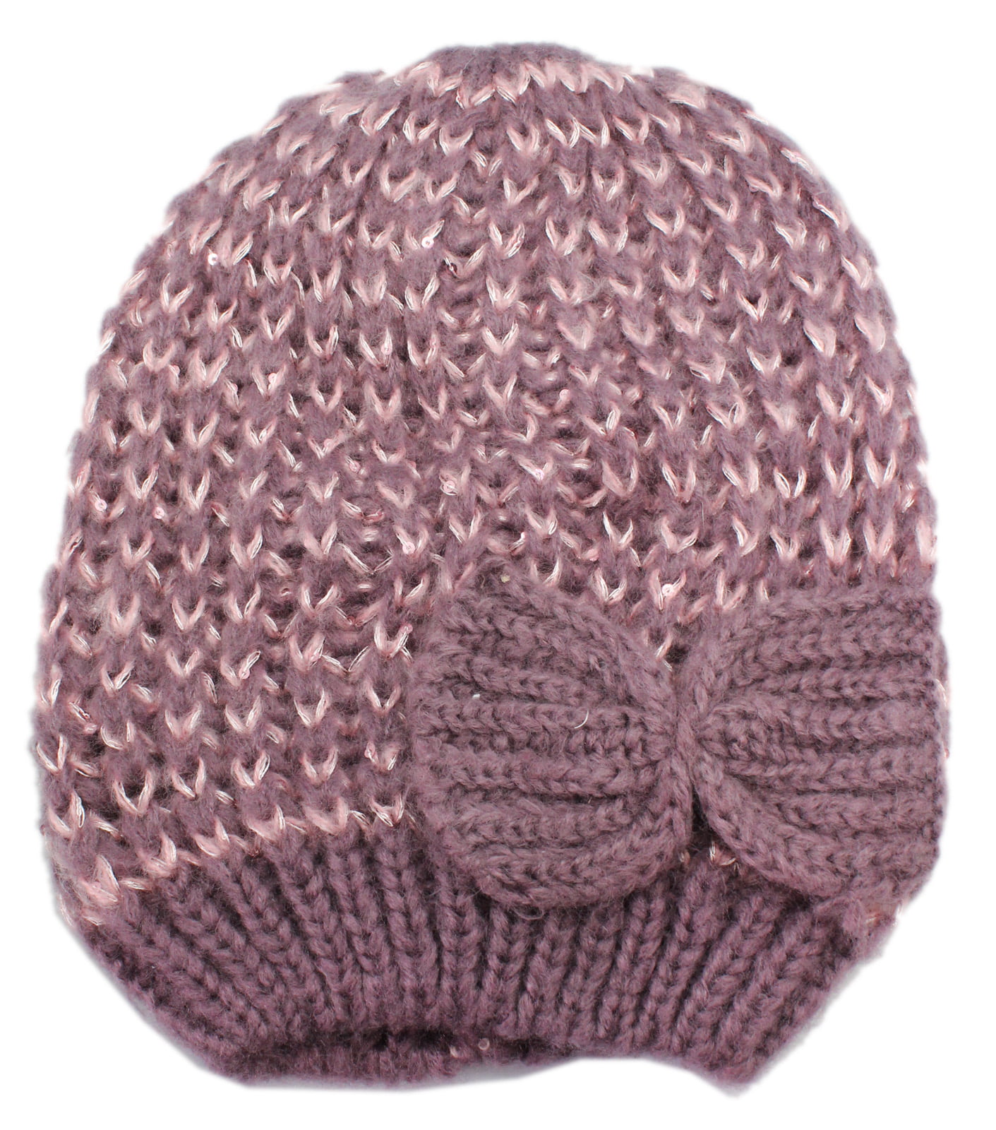 Style 101 Dull Lavender Knit Acrylic Beanie By Ganz