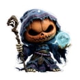thumbnail image 2 of Dserhfy Car Mirror Hanging Accessories Spooky Pumpkin Man 2D Acrylic Rear View Mirror Pendant Flat Auto Interior Halloween Decoration for Car Backpack, 2 of 8